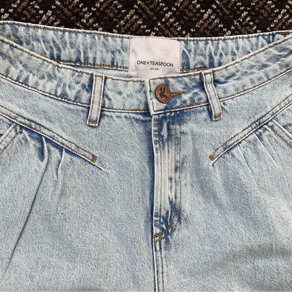 One Teaspoon Light Blue Women Jeans
